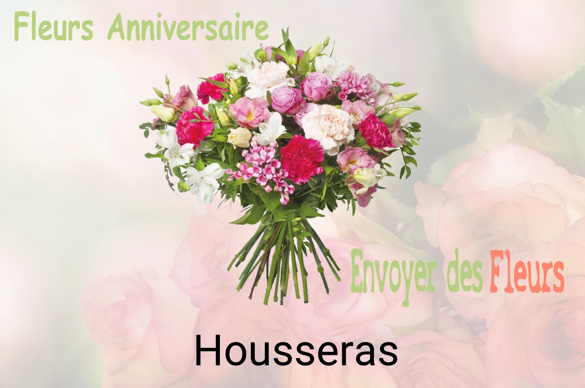 Bouquet de fleurs d’anniversaire livré à Housseras